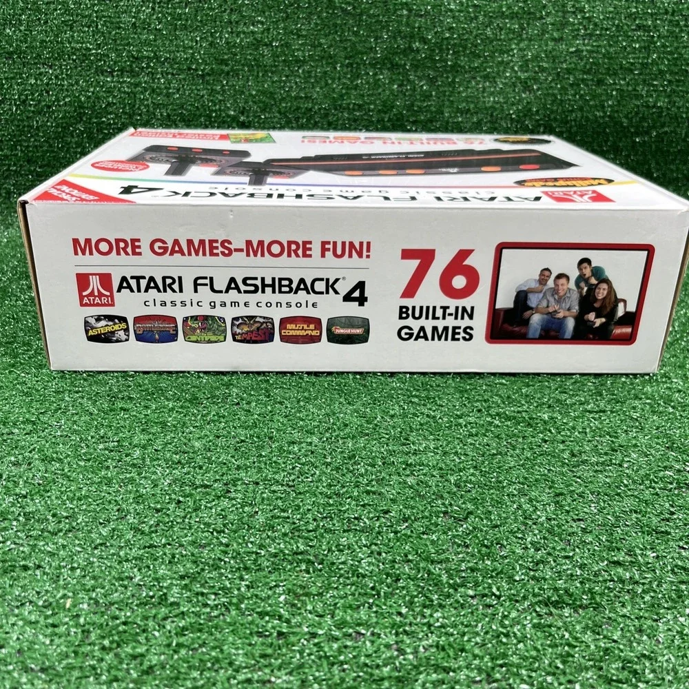 Atari Flashback 4 Classic Game Console Special Edition 76 Games In Box No Poster